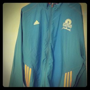 Adidas running jacket Boston Marathon 2014